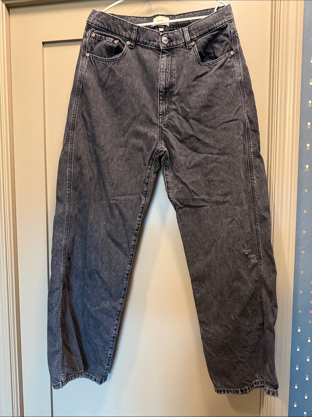 DL 1961 Taylor Barrel 31” Black Washed Denim Jeans